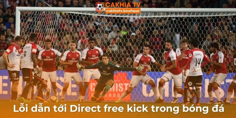 Lỗi dẫn tới Direct free kick trong bóng đá